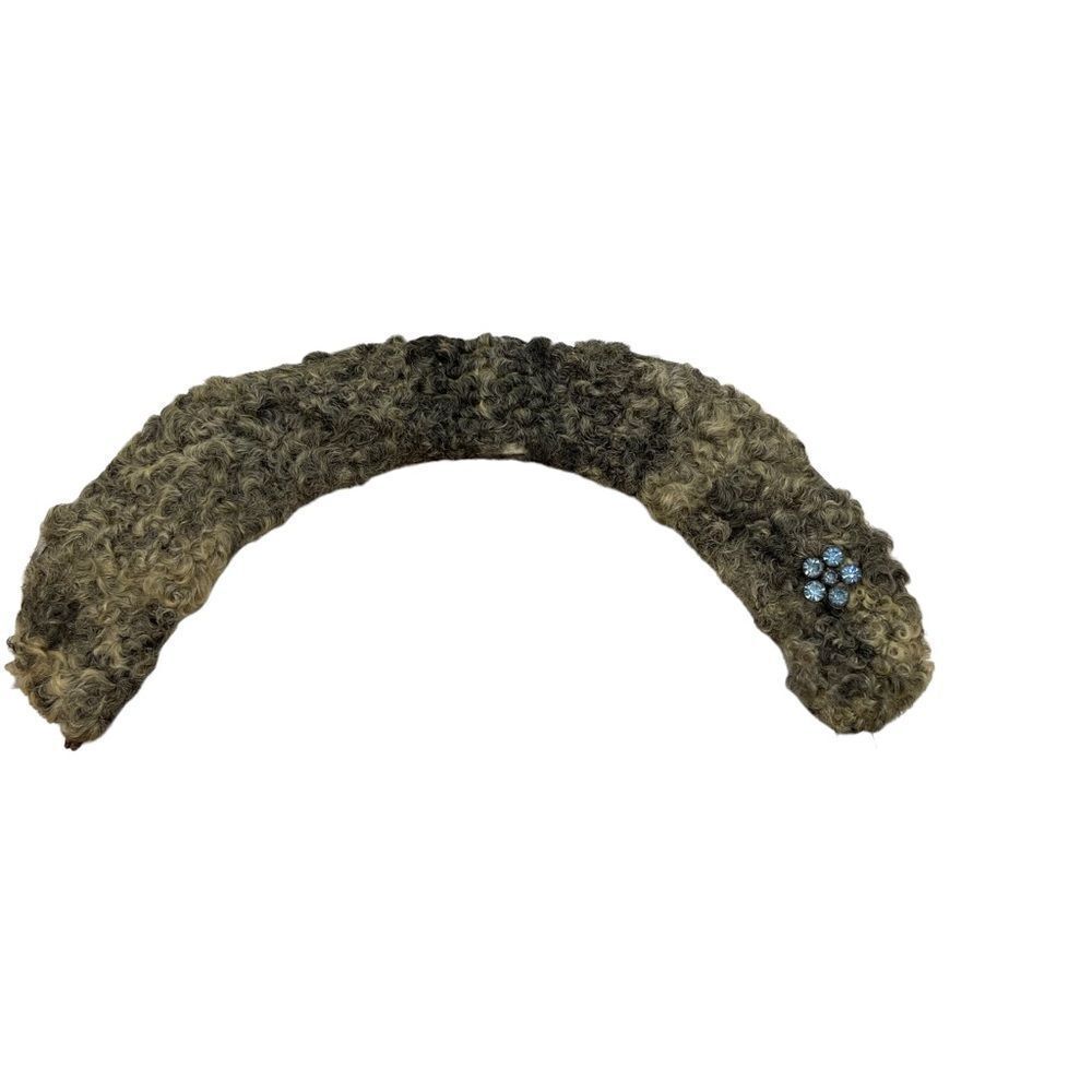 Vintage Genuine Fur Attachable Collar Appr 12” across‎